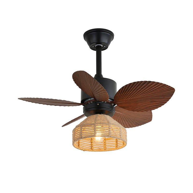 Daxon ventilador de techo con luz industrial