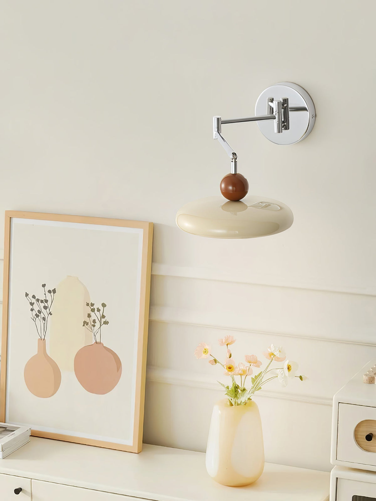 Selenina aplique de pared con enchufe enchufable