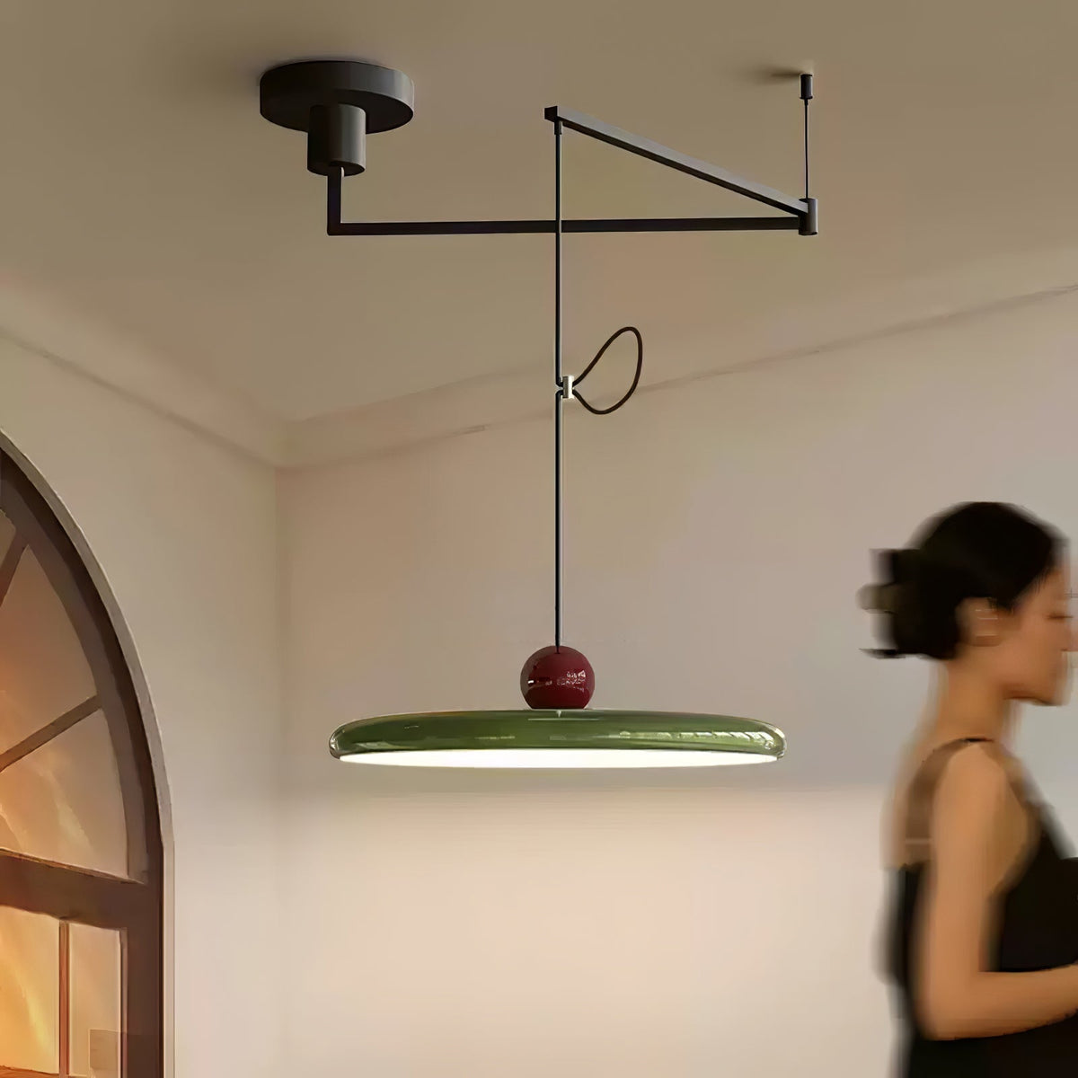 Exvane lámpara colgante moderna de acrílico