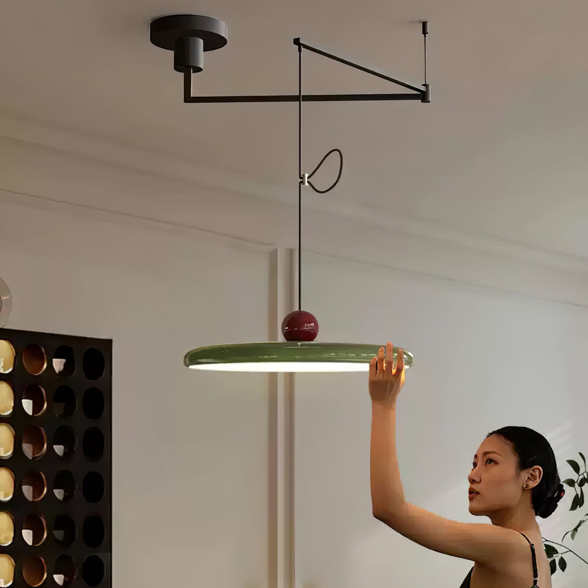 Exvane lámpara colgante moderna de acrílico