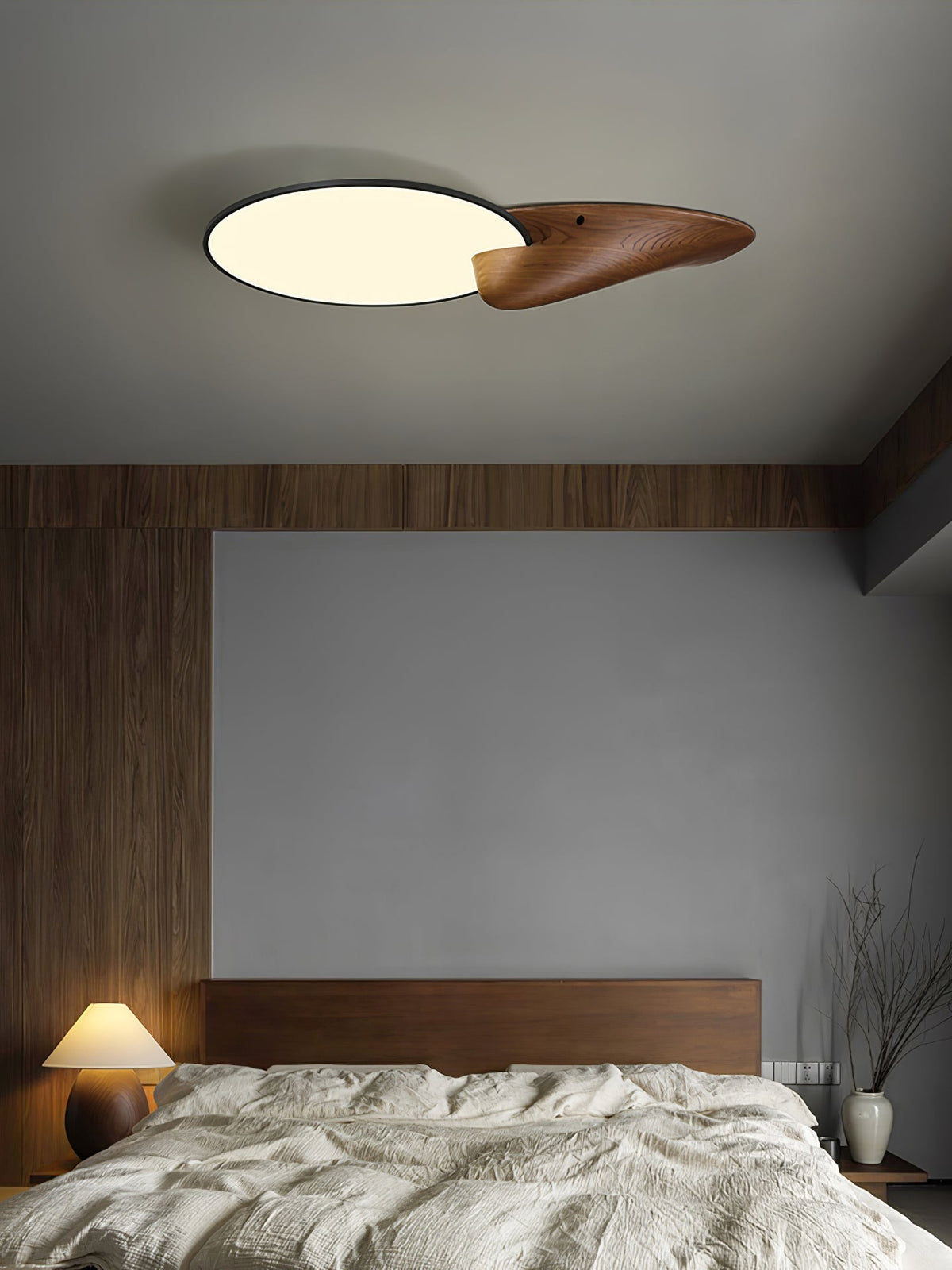 Zovenel Premium lámpara de techo de madera elegancia Peak