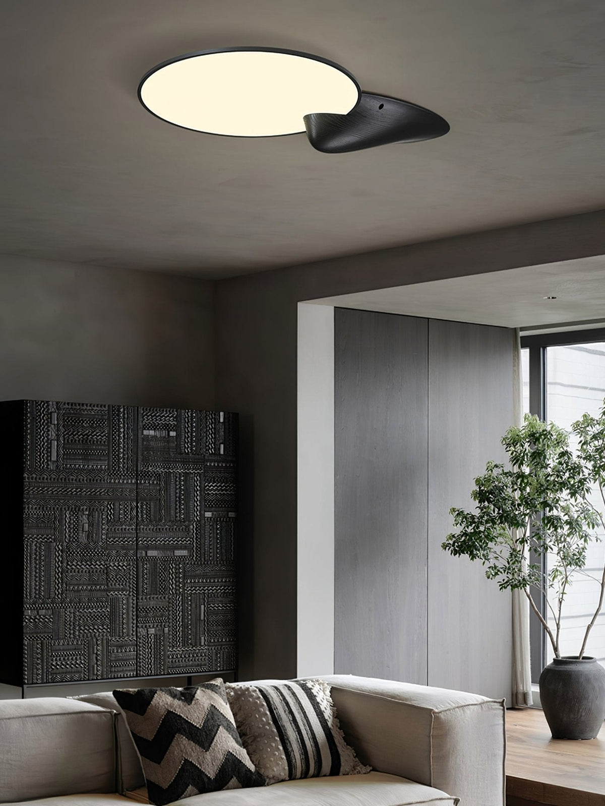 Zovenel Premium lámpara de techo de madera elegancia Peak