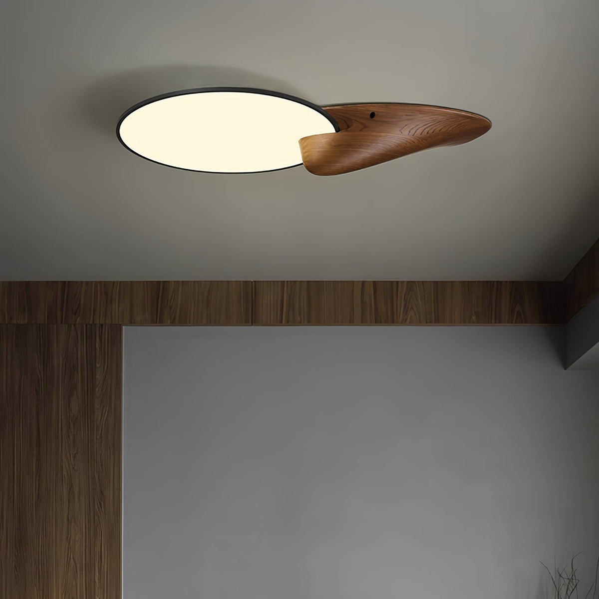 Zovenel Premium lámpara de techo de madera elegancia Peak