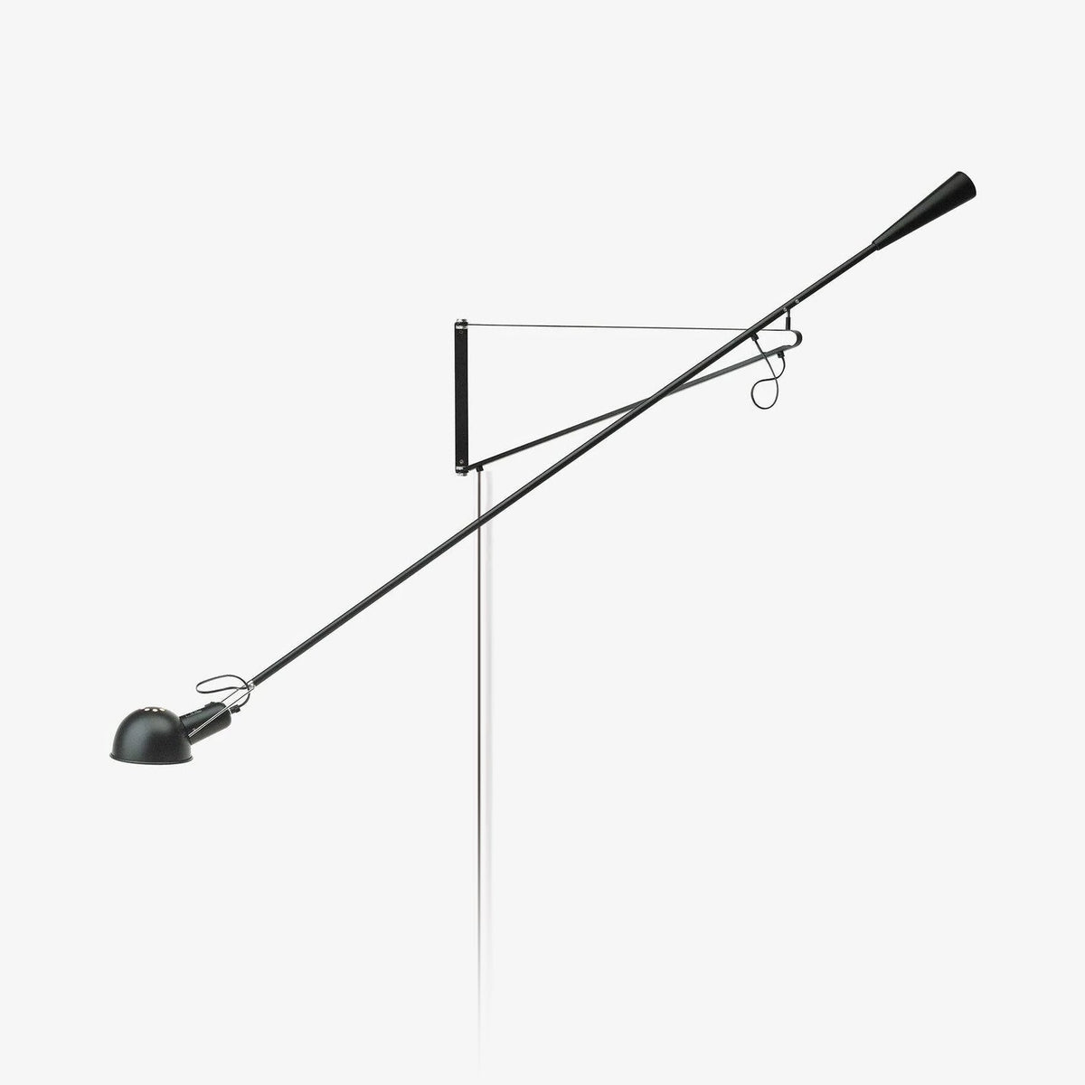 Cid aplique de pared moderno minimalista de brazo largo