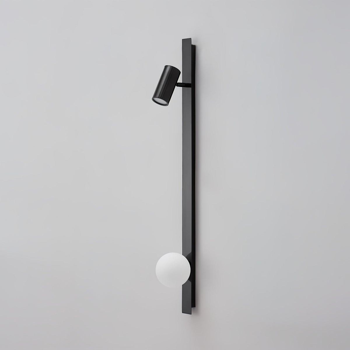 Aloz aplique de pared minimalista de vidrio y latón
