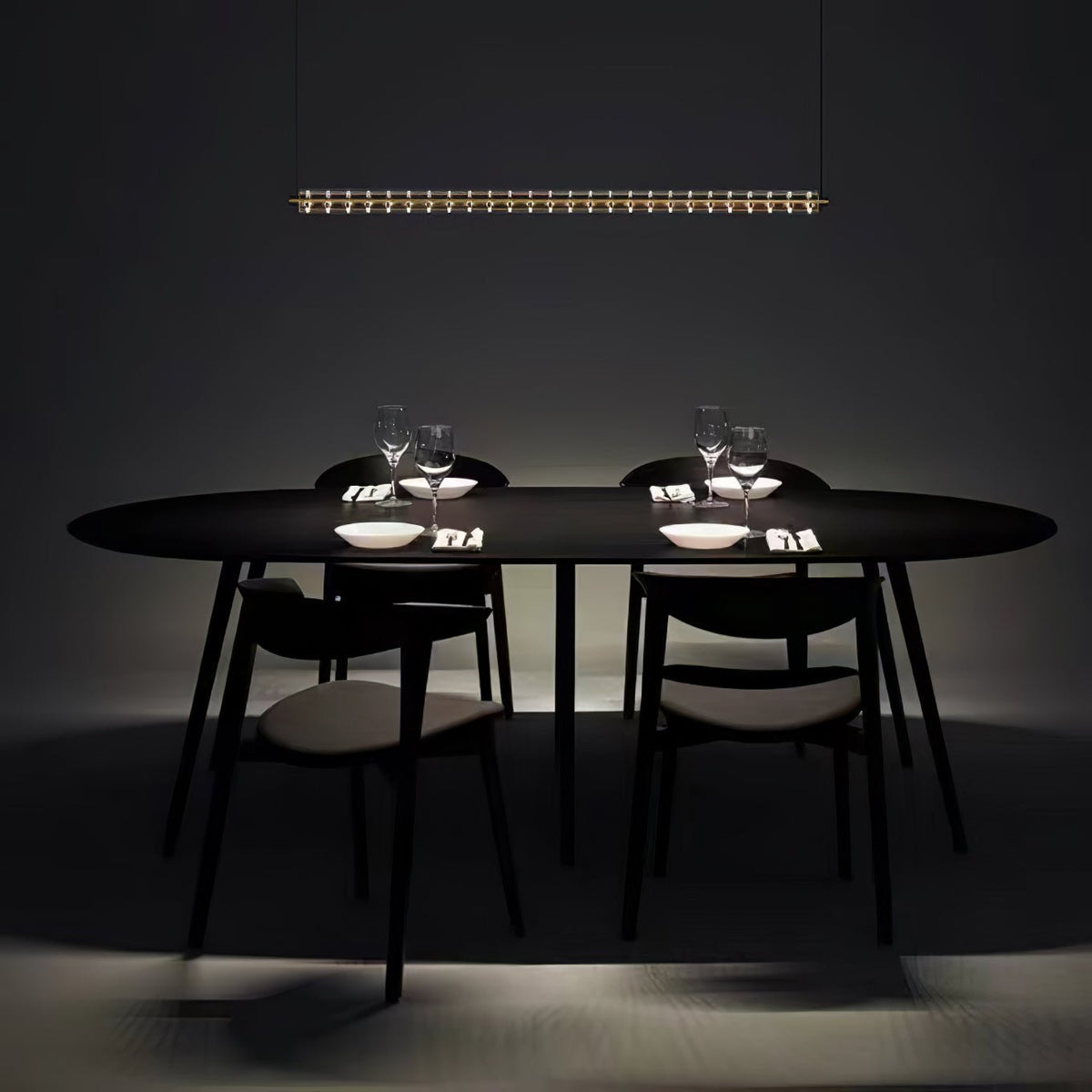 Vadorir lámpara de mesa con pantalla de tela plisada