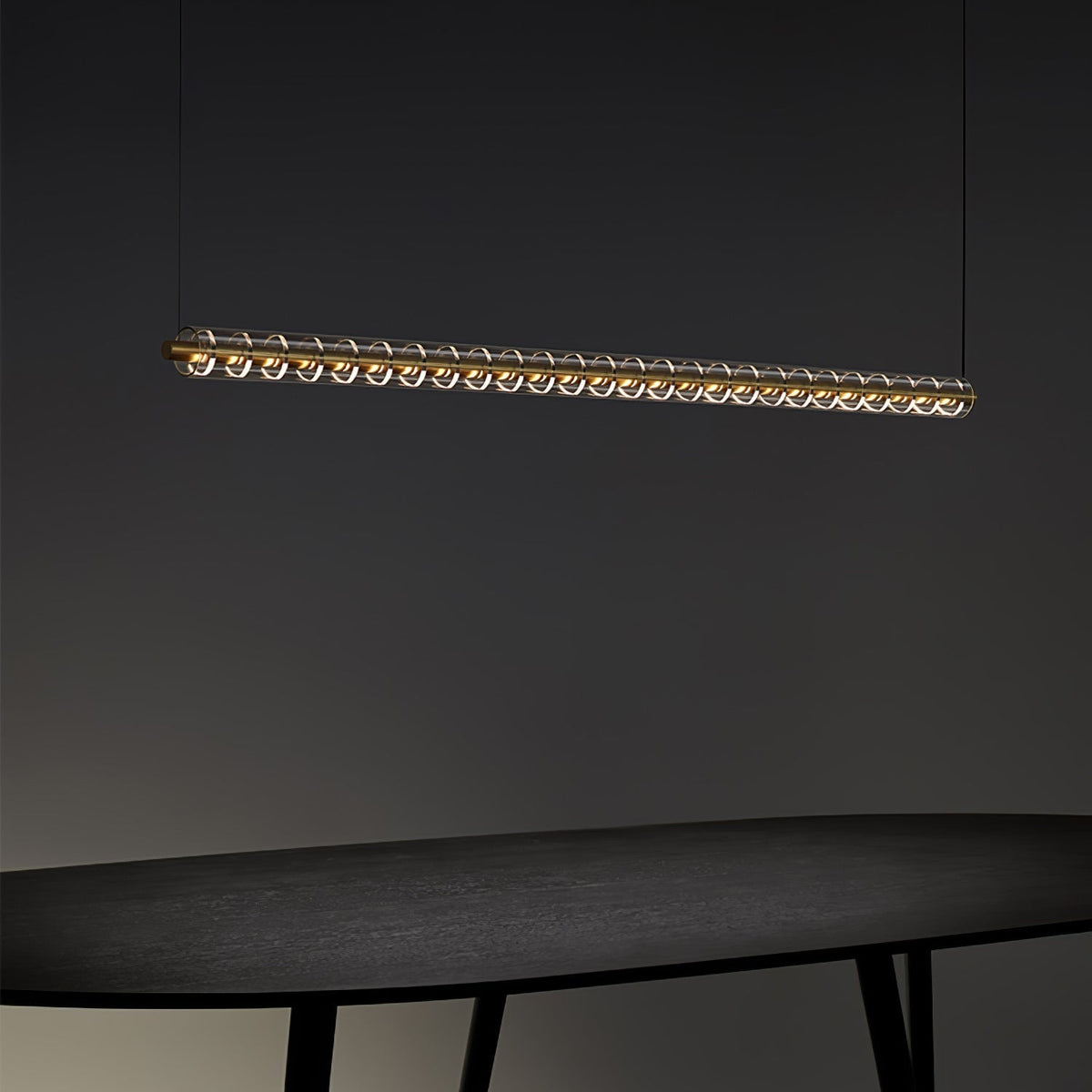 Vadorir lámpara de mesa con pantalla de tela plisada