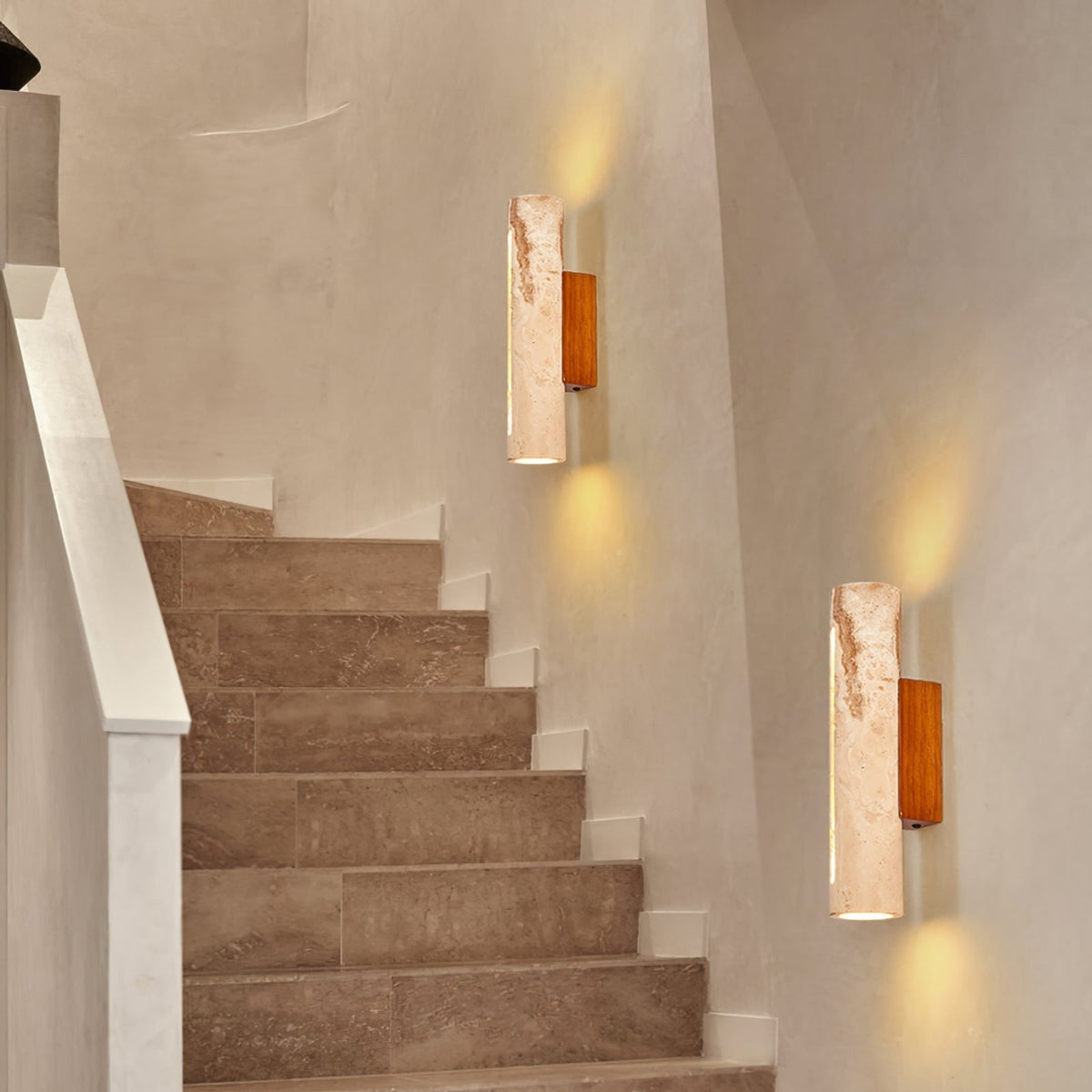 Nissa aplique de pared travertino