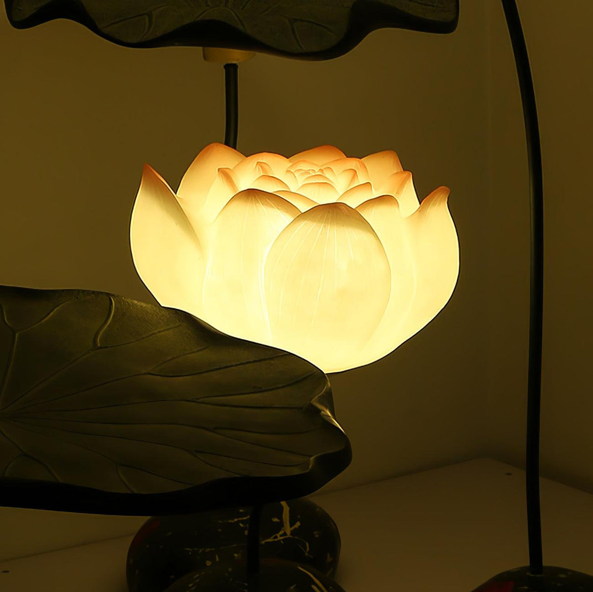 Arixen lámpara de pie elegante de lotus