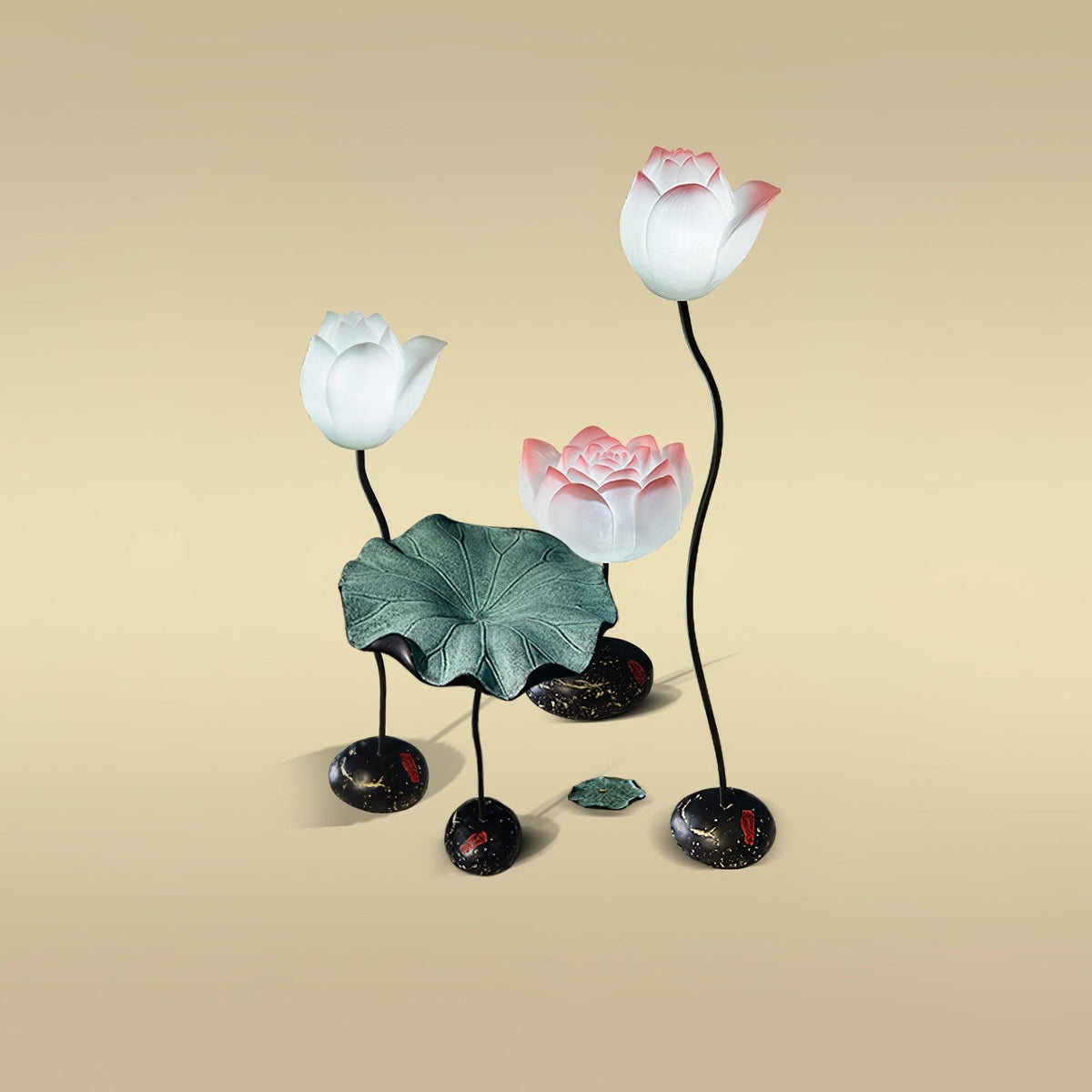 Arixen lámpara de pie elegante de lotus