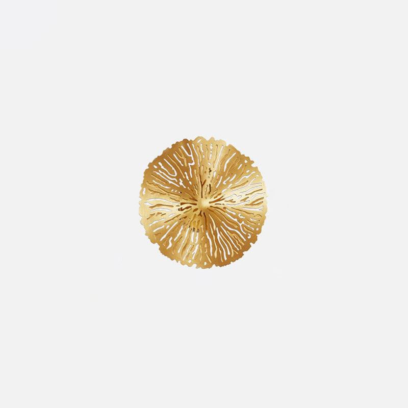 Rylso aplique de pared Lotus Leaf de latón