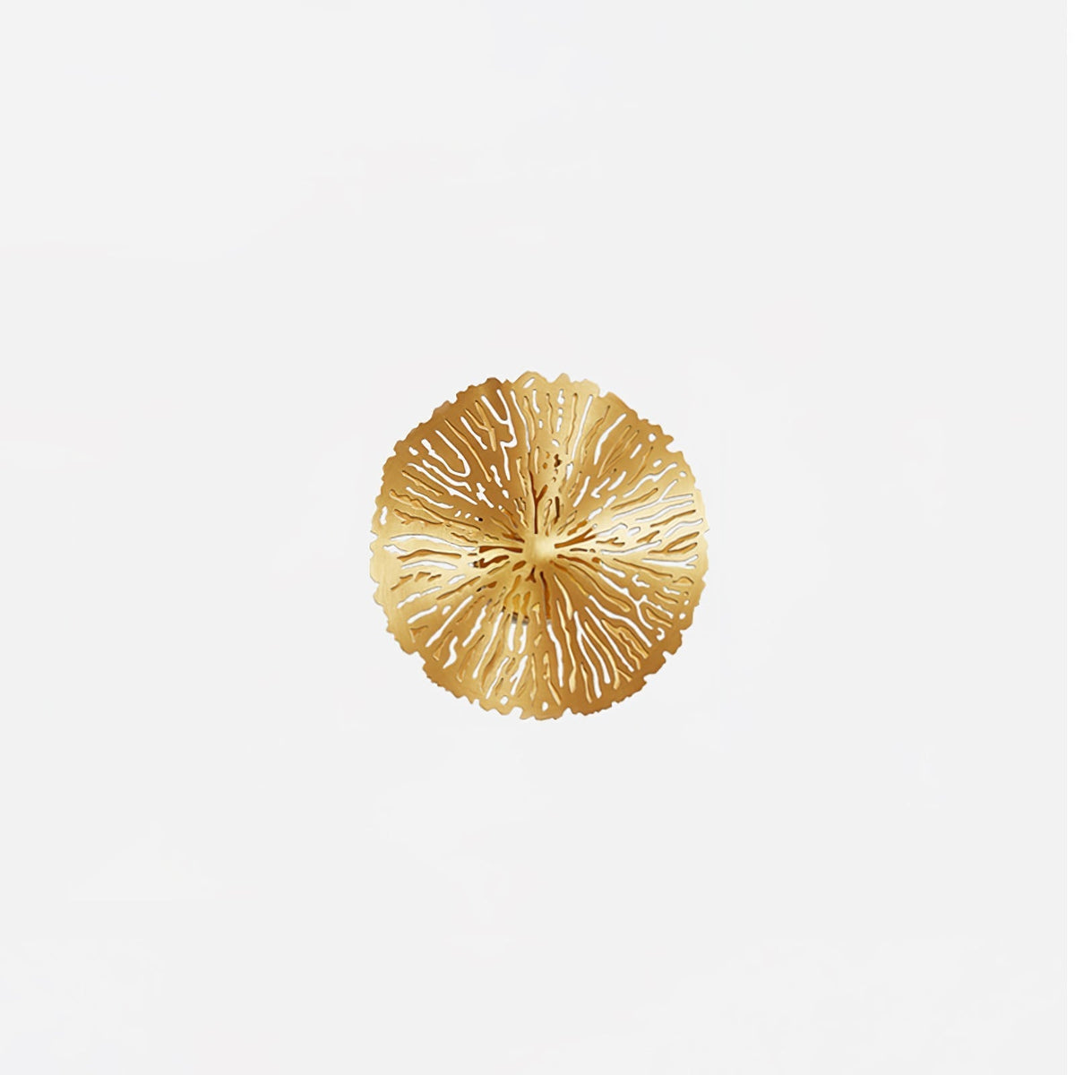 Rylso aplique de pared Lotus Leaf de latón