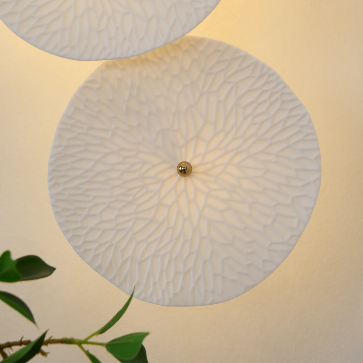 Lotus aplique de pared pétalo enchufe enchufable