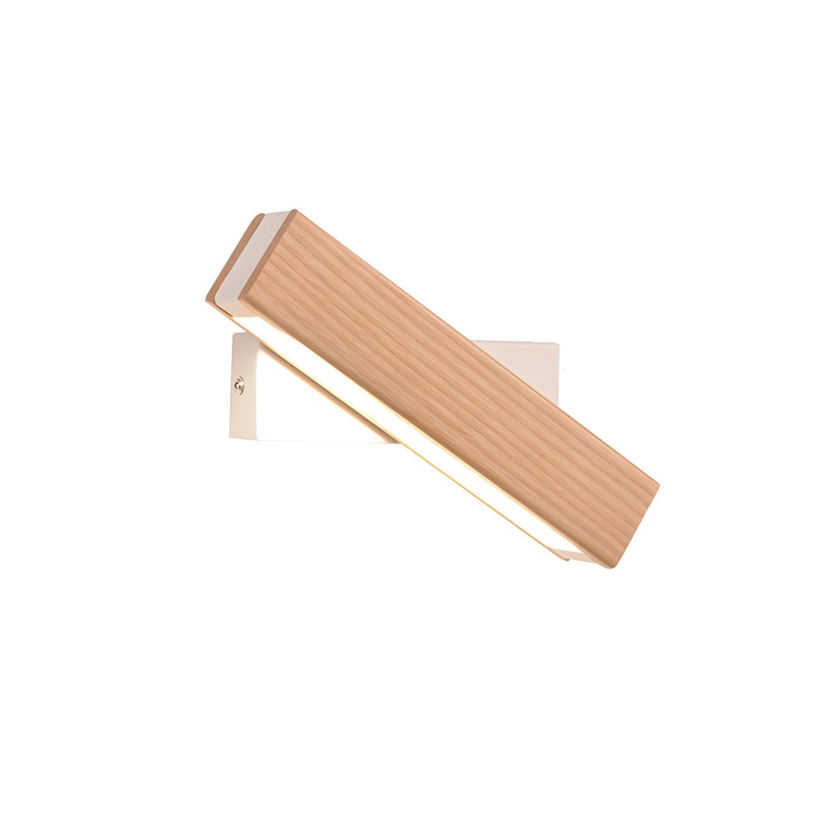Nave aplique de pared de madera y acrílico