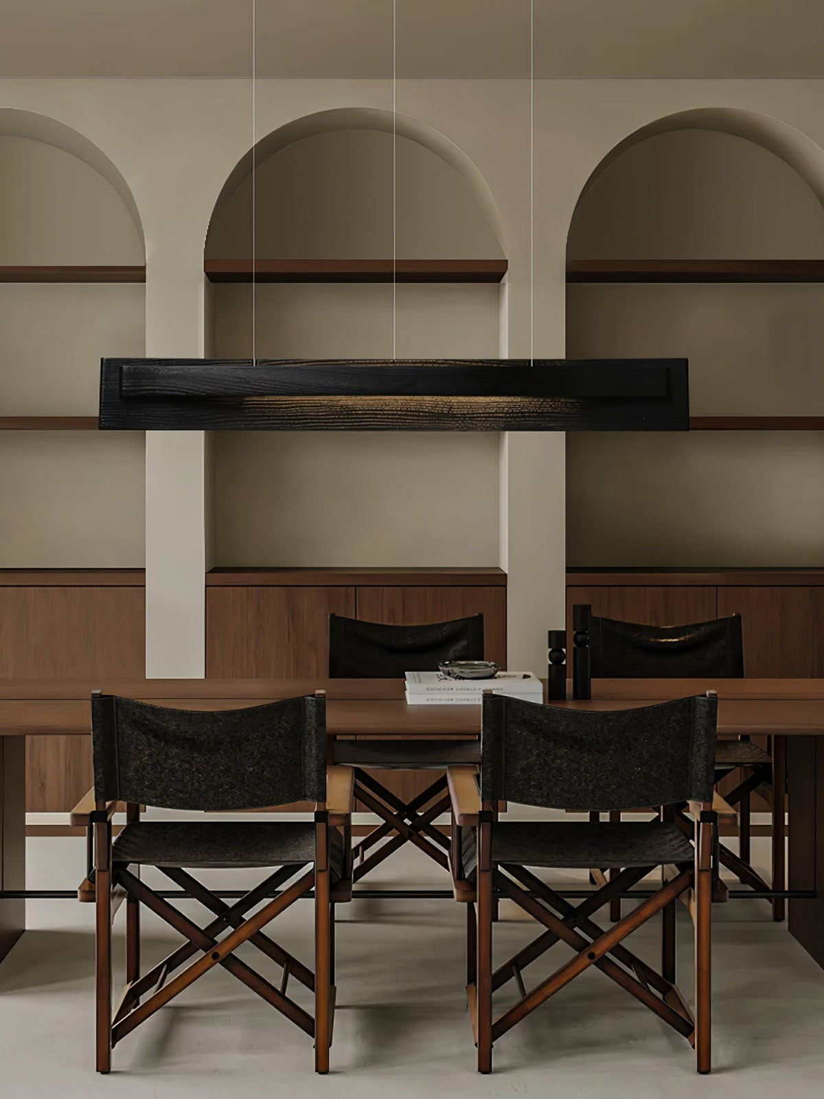 Zaraeyra lámpara colgante minimalista de madera