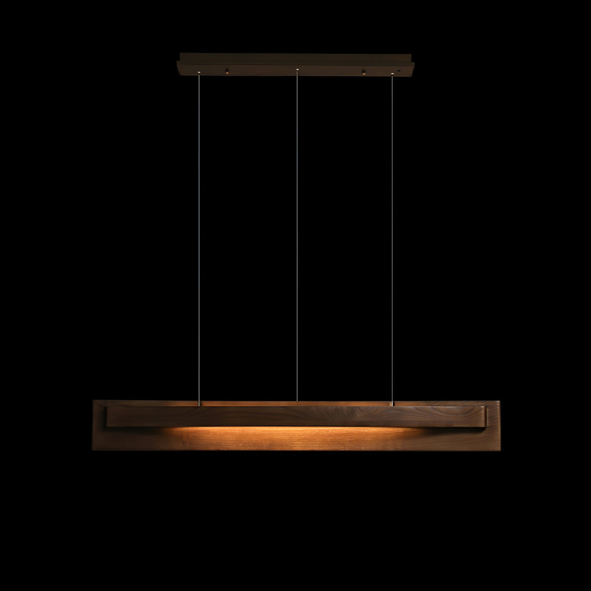 Zaraeyra lámpara colgante minimalista de madera