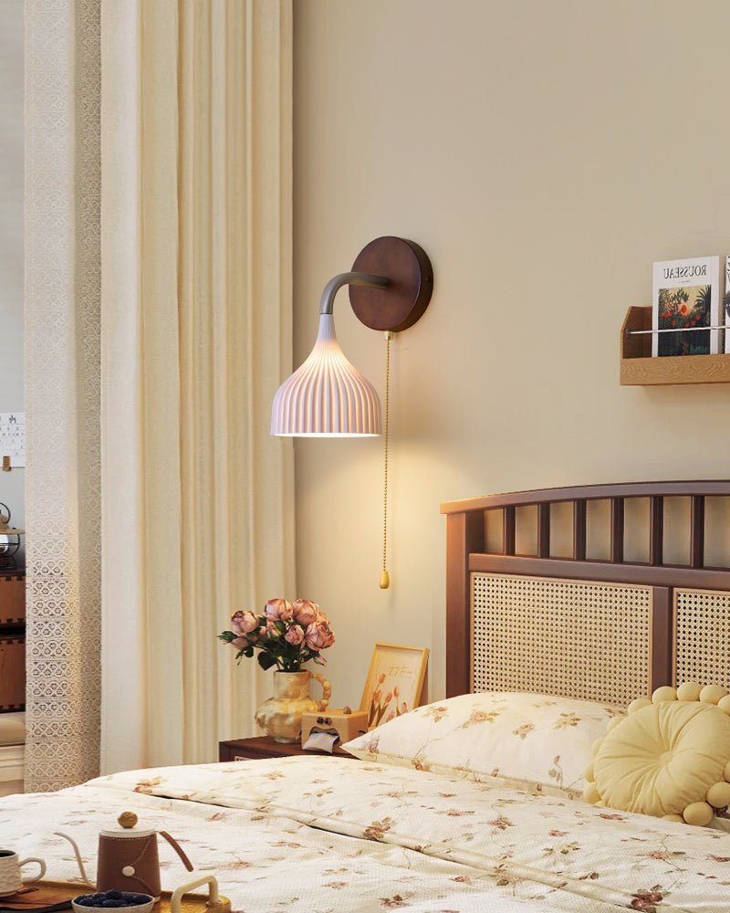 Cimararae aplique de pared elegancia de estilo clásico de madera