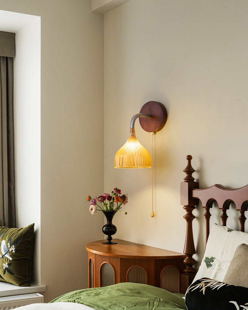 Cimararae aplique de pared elegancia de estilo clásico de madera