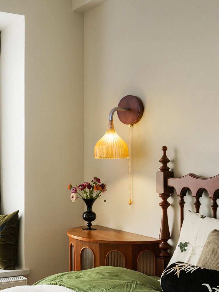 Cimararae aplique de pared elegancia de estilo clásico de madera