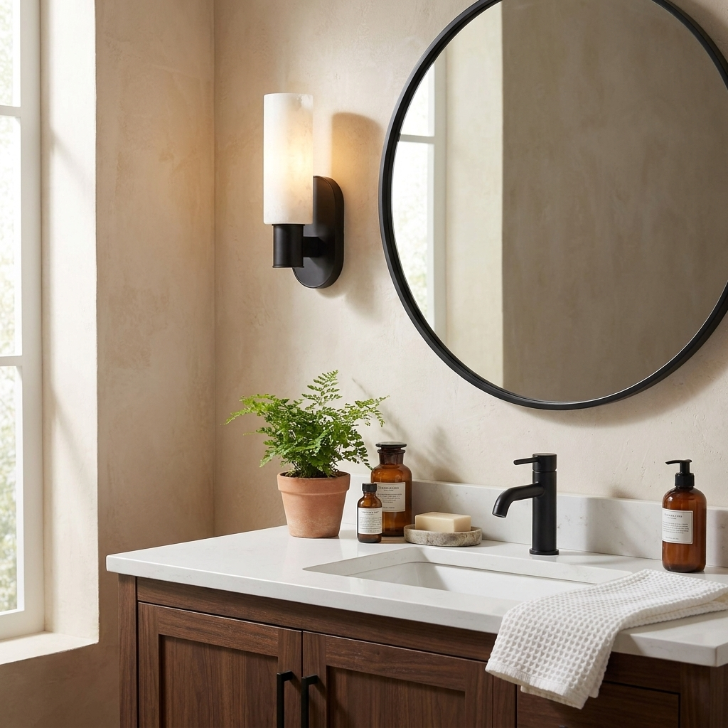 Perrymere Aplique de pared de alabastro
