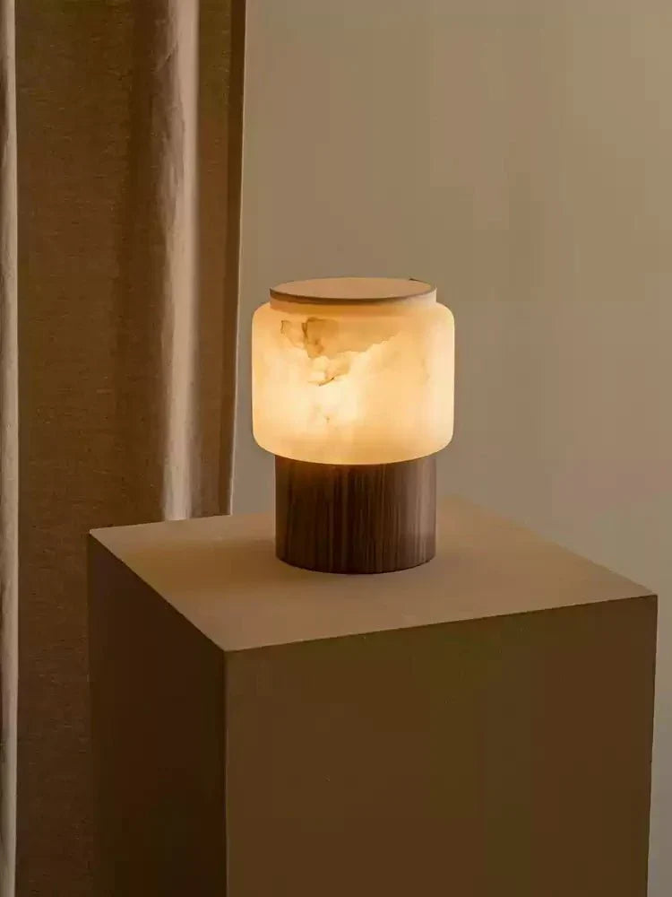 Nivalielle lámpara de mesa Core alabastro