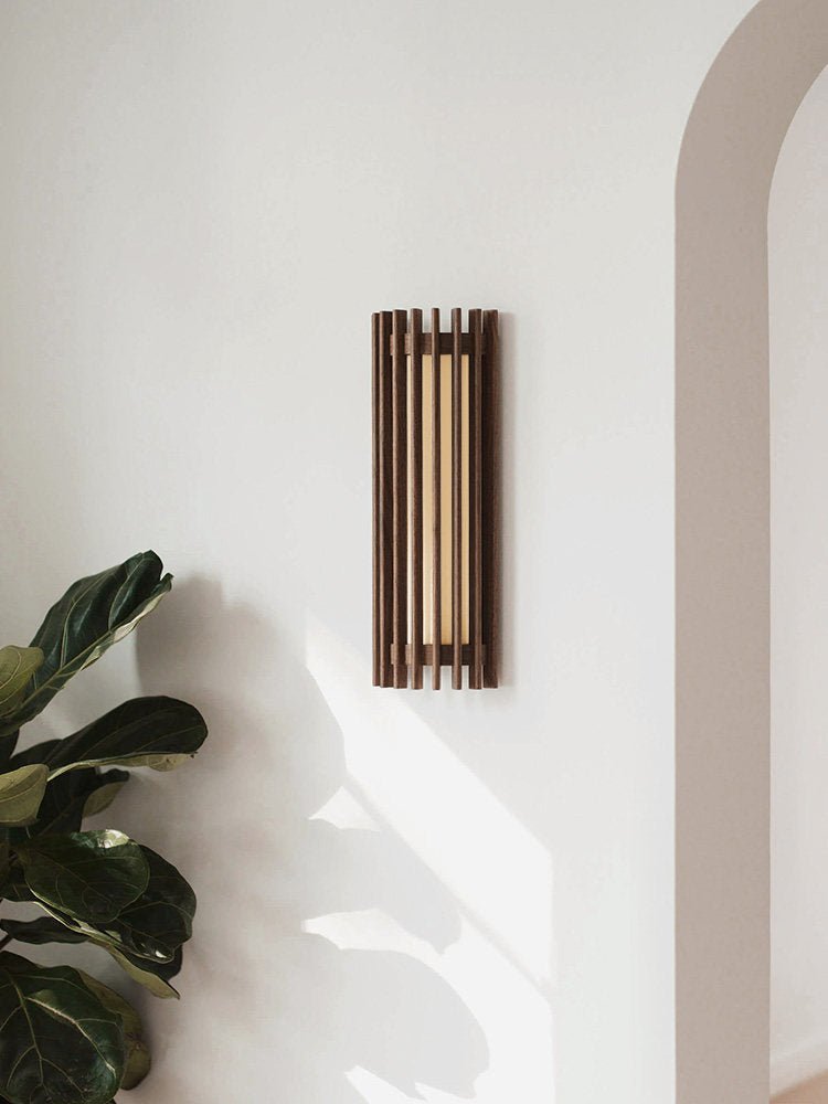 Renarenne aplique de pared lineal con listones verticales