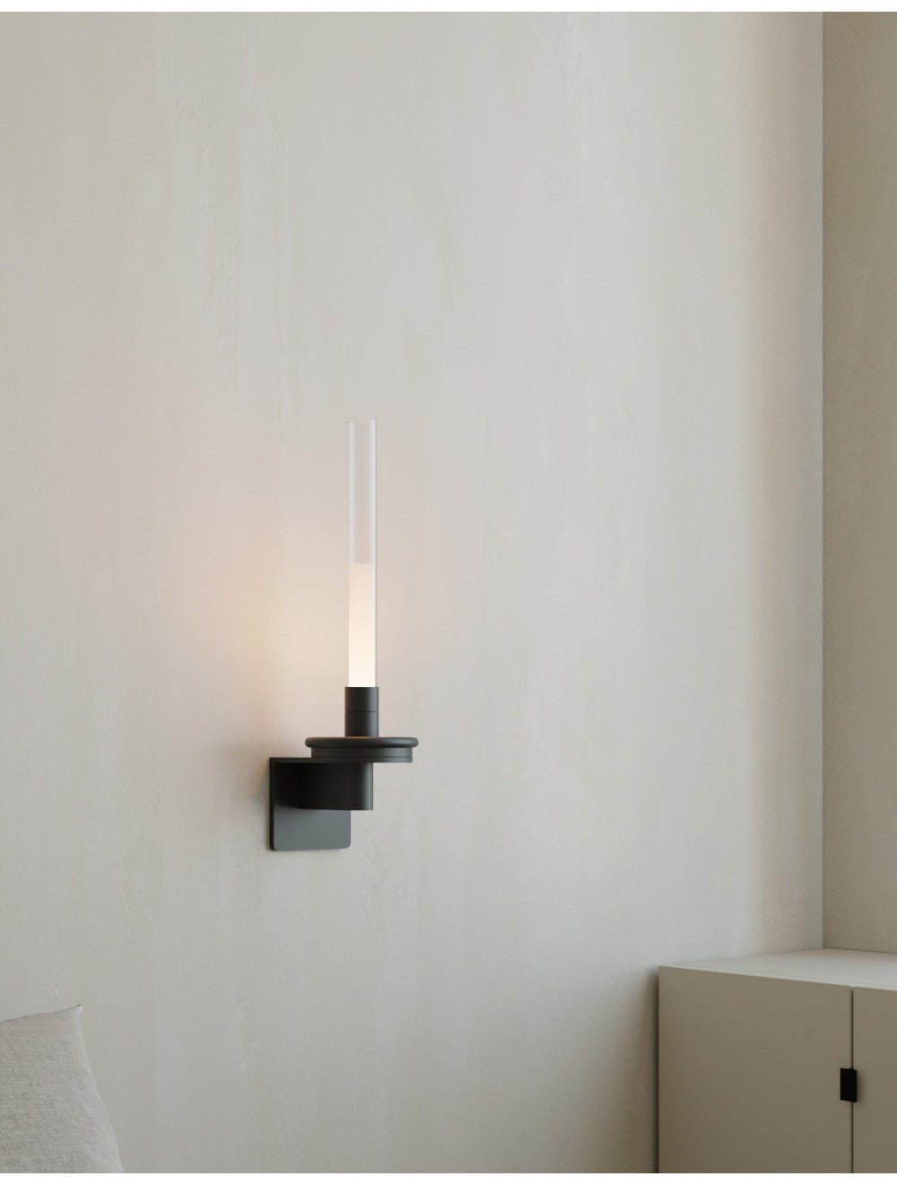 Ripz aplique de pared de vidrio recargable
