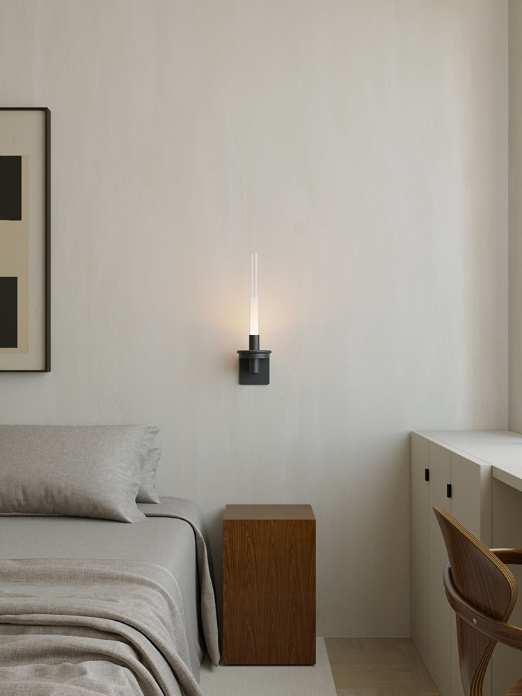 Ripz aplique de pared de vidrio recargable