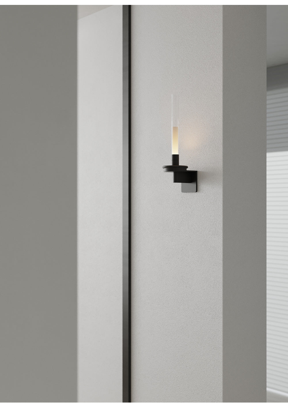 Ripz aplique de pared de vidrio recargable