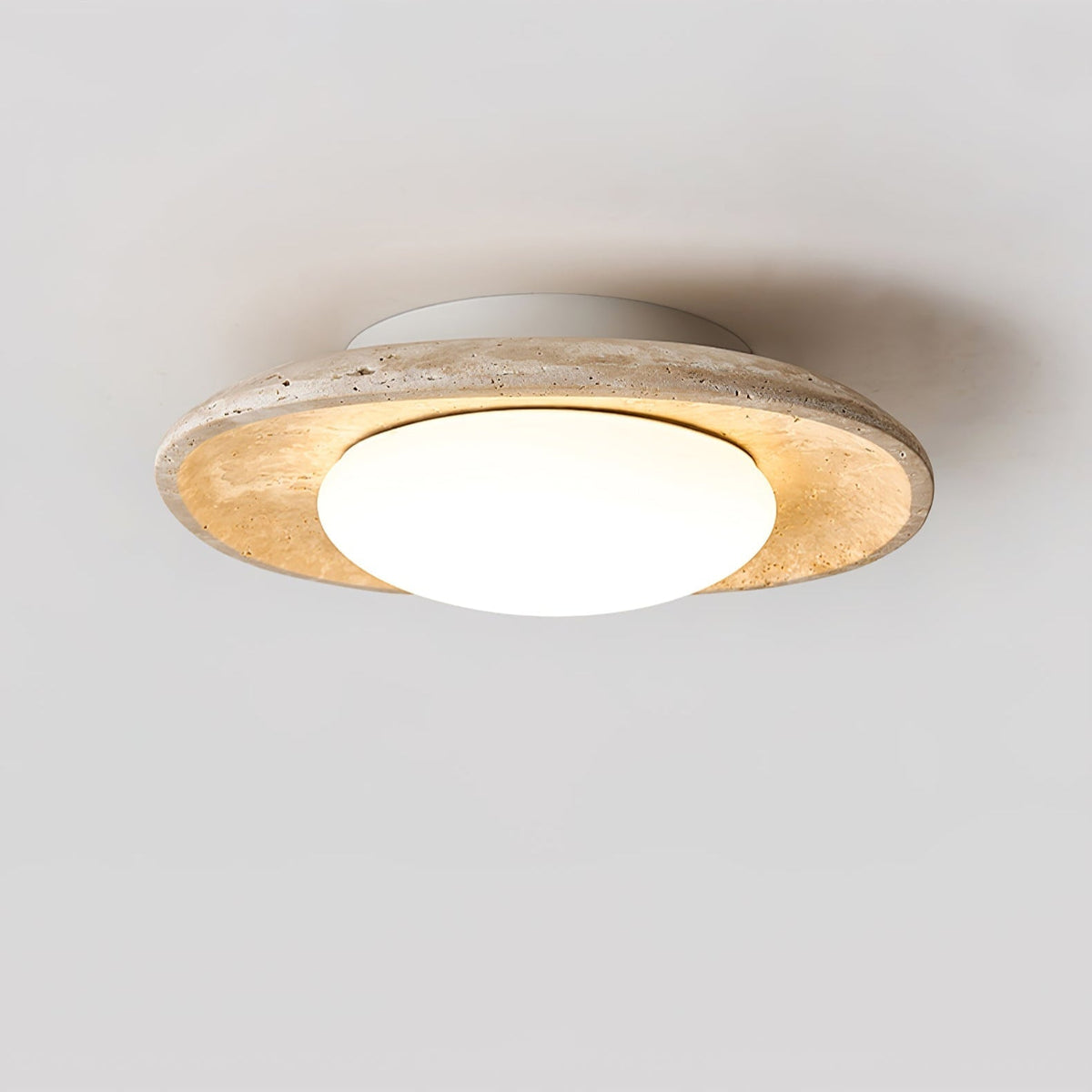 Serinora lámpara de techo de travertino