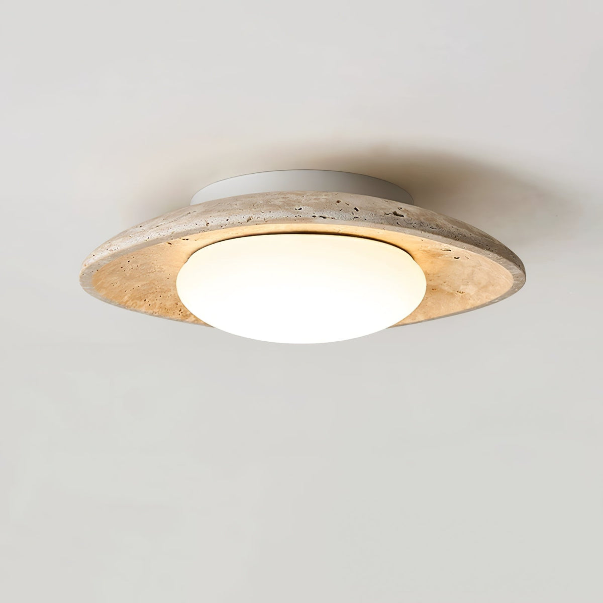 Serinora lámpara de techo de travertino