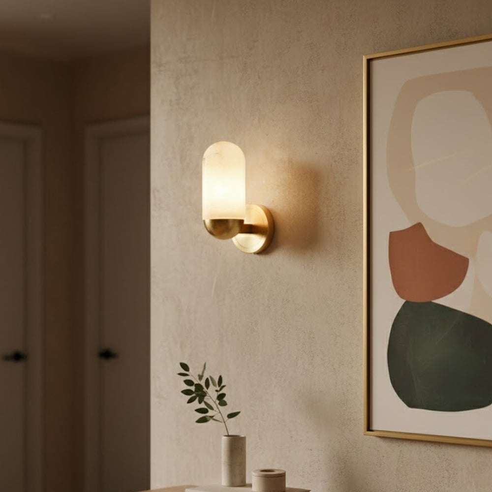 Lumeers aplique de pared alabastro
