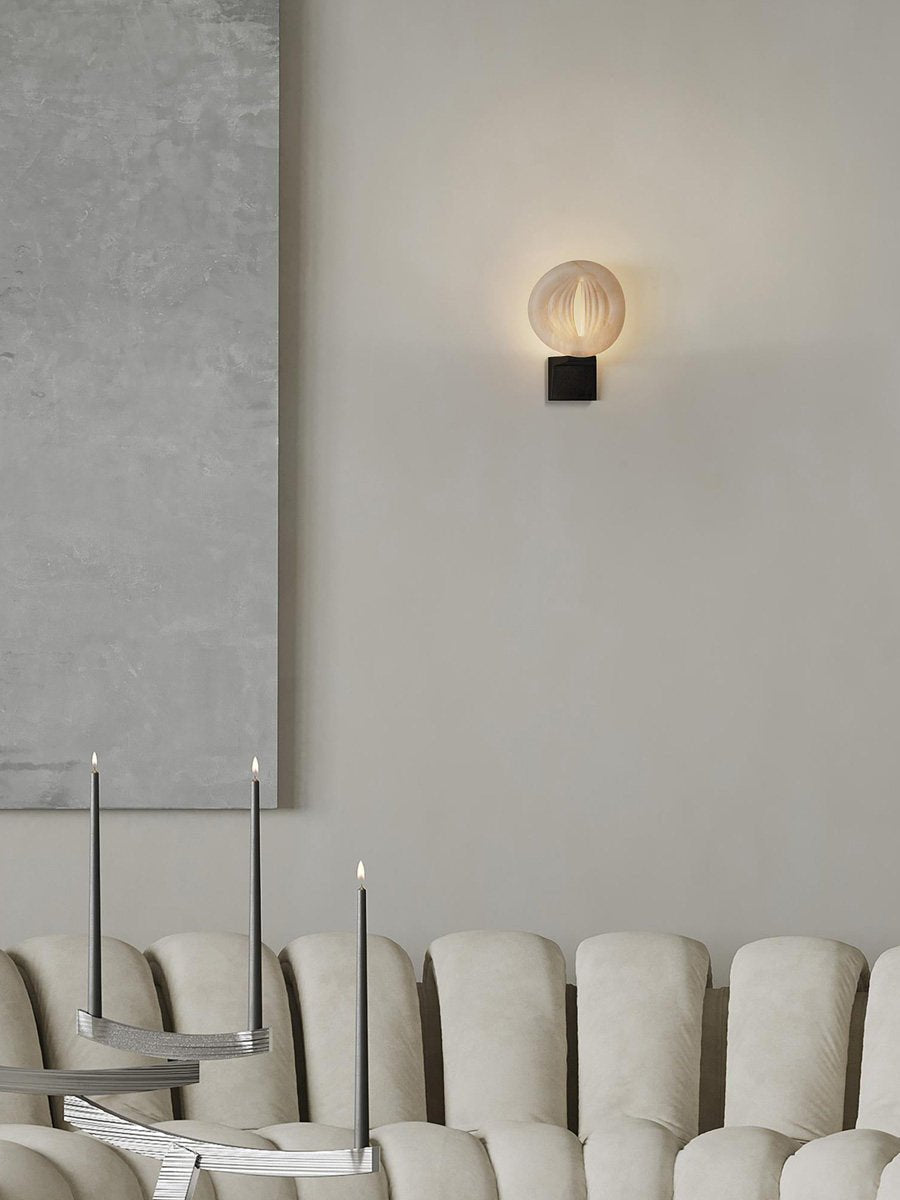 Eirion Rift aplique de pared alabastro
