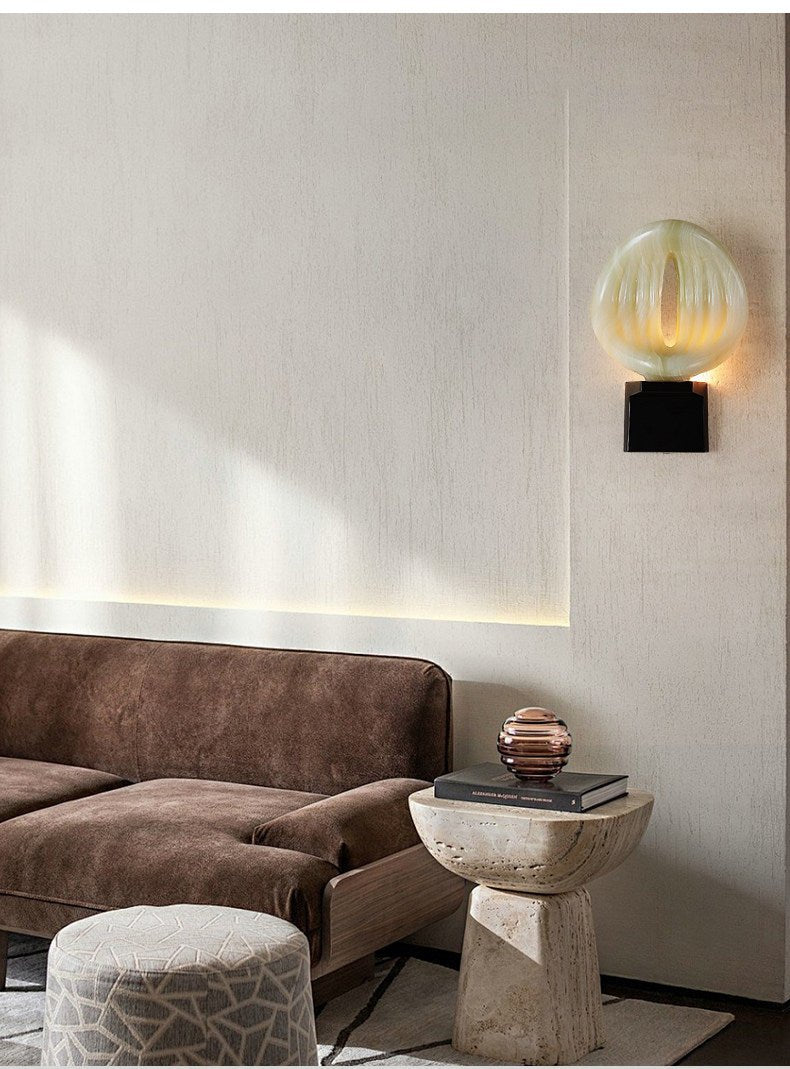Eirion Rift aplique de pared alabastro