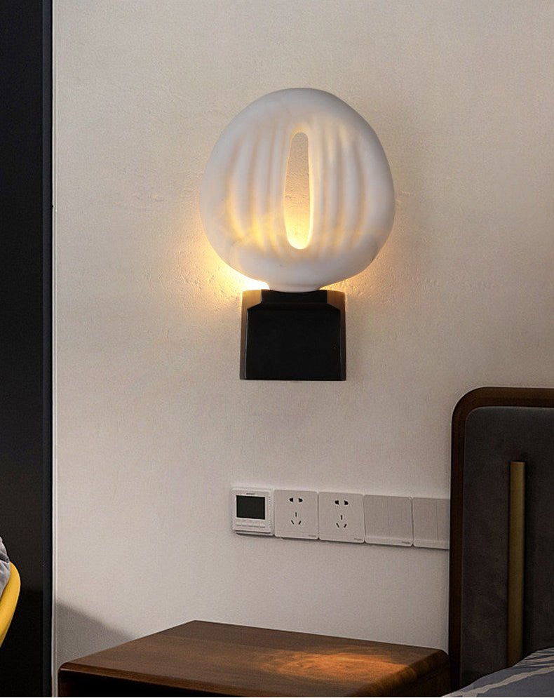 Eirion Rift aplique de pared alabastro