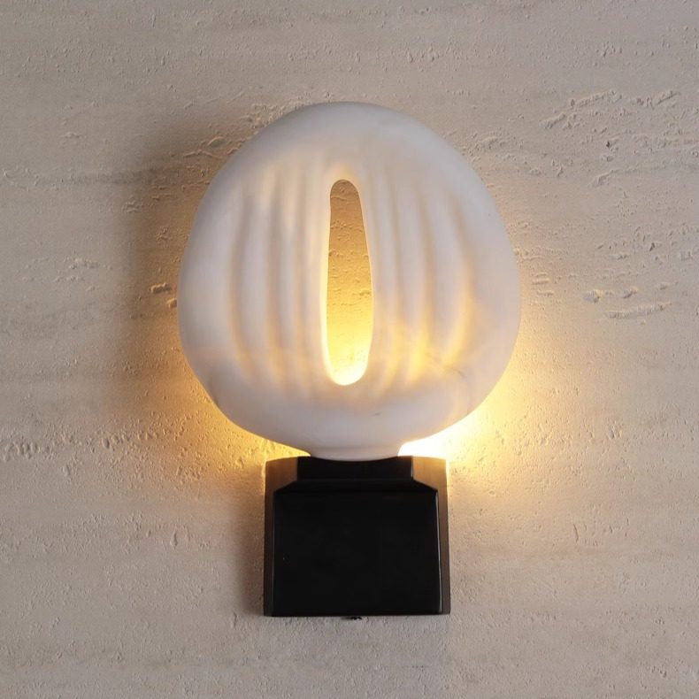 Eirion Rift aplique de pared alabastro