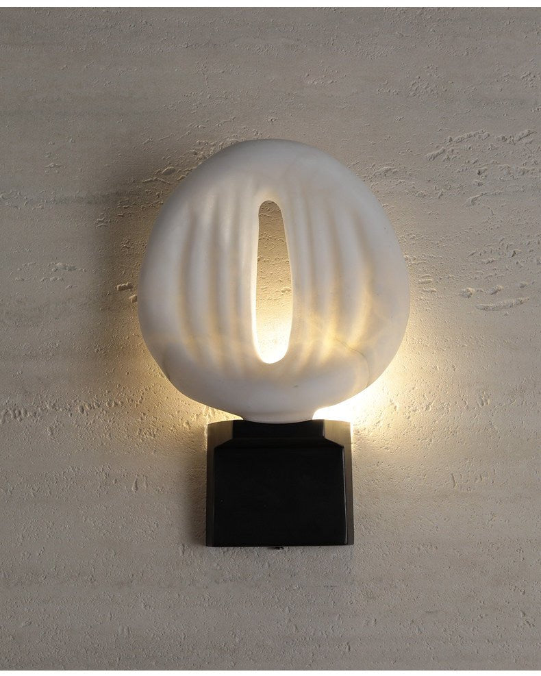 Eirion Rift aplique de pared alabastro