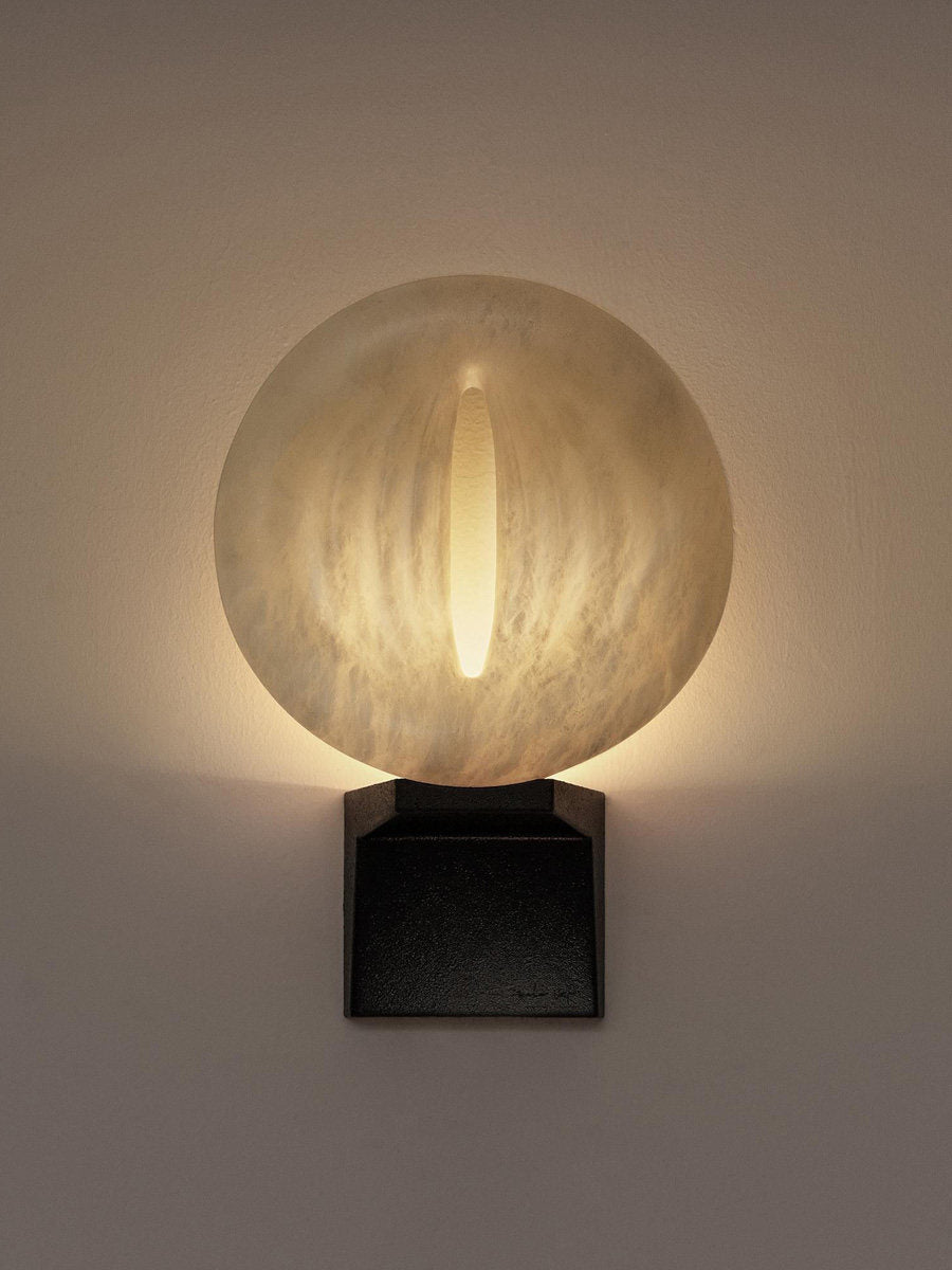 Eirion Rift aplique de pared alabastro
