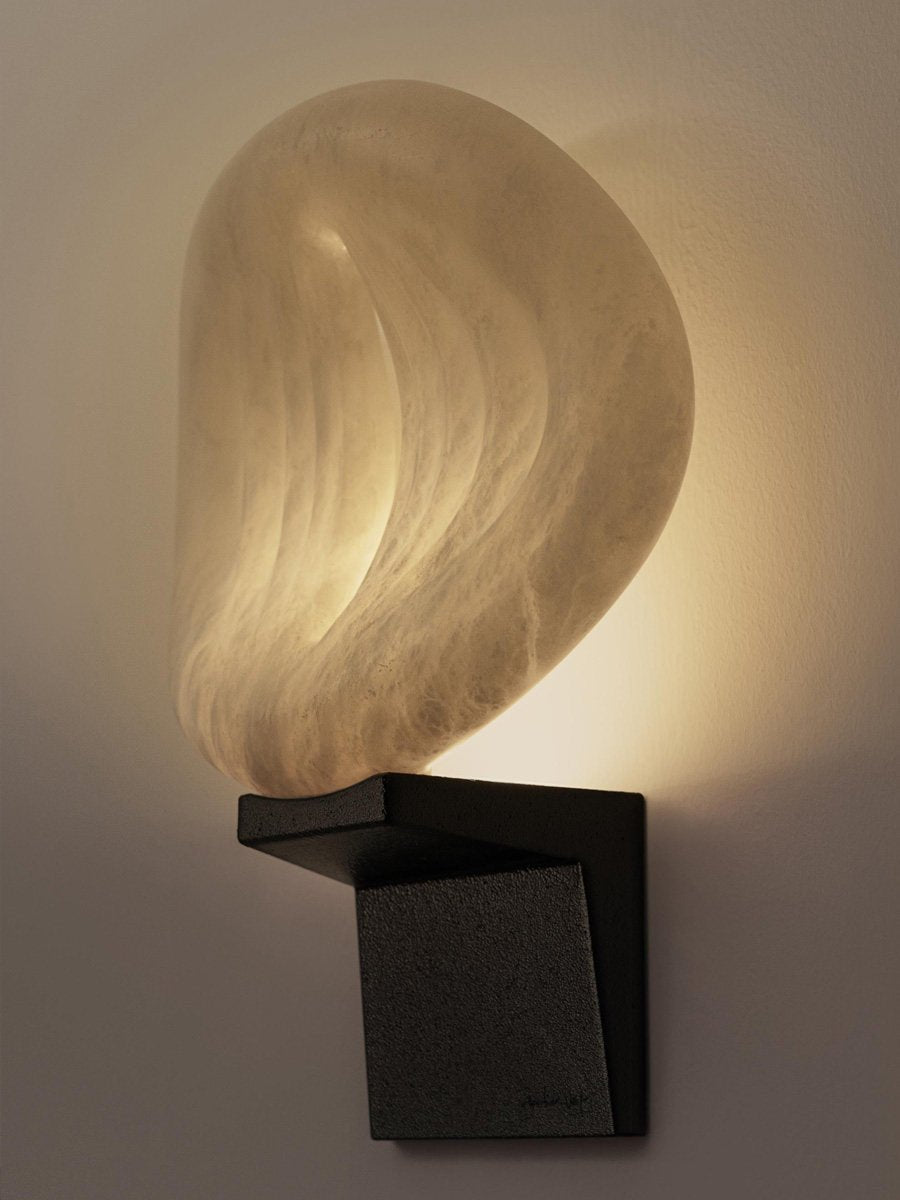 Eirion Rift aplique de pared alabastro