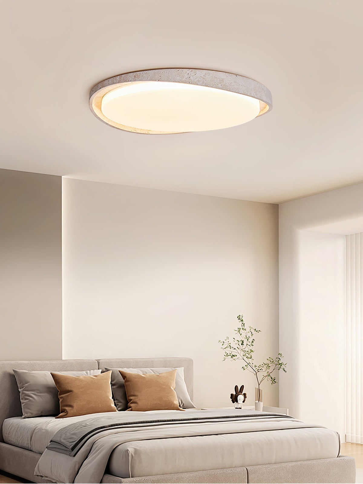 Vanoren Luz de Techo Minimalista de Travertino