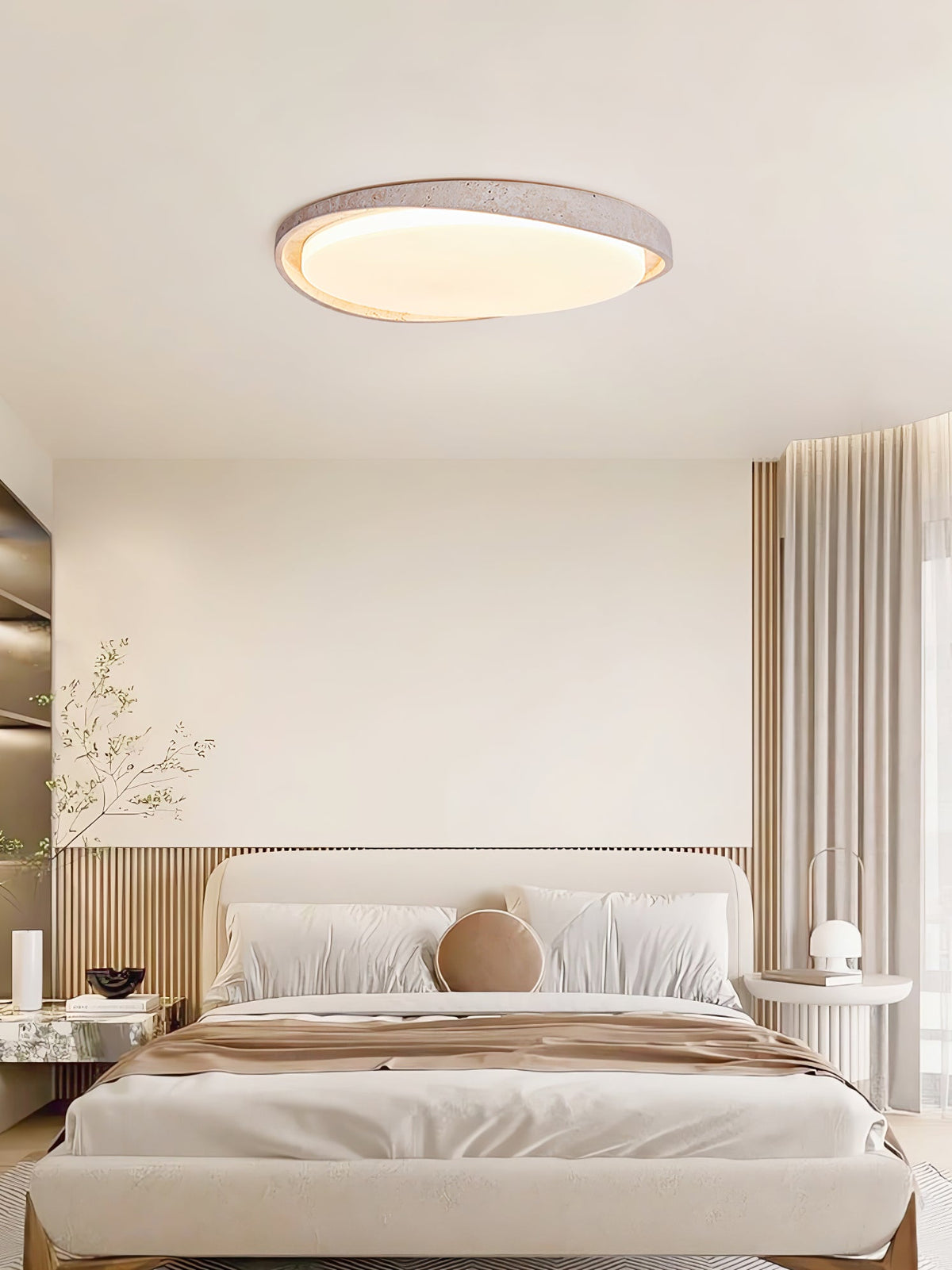 Vanoren Luz de Techo Minimalista de Travertino