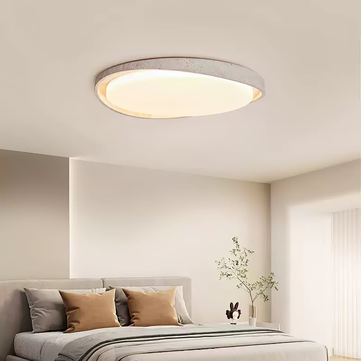 Vanoren Luz de Techo Minimalista de Travertino