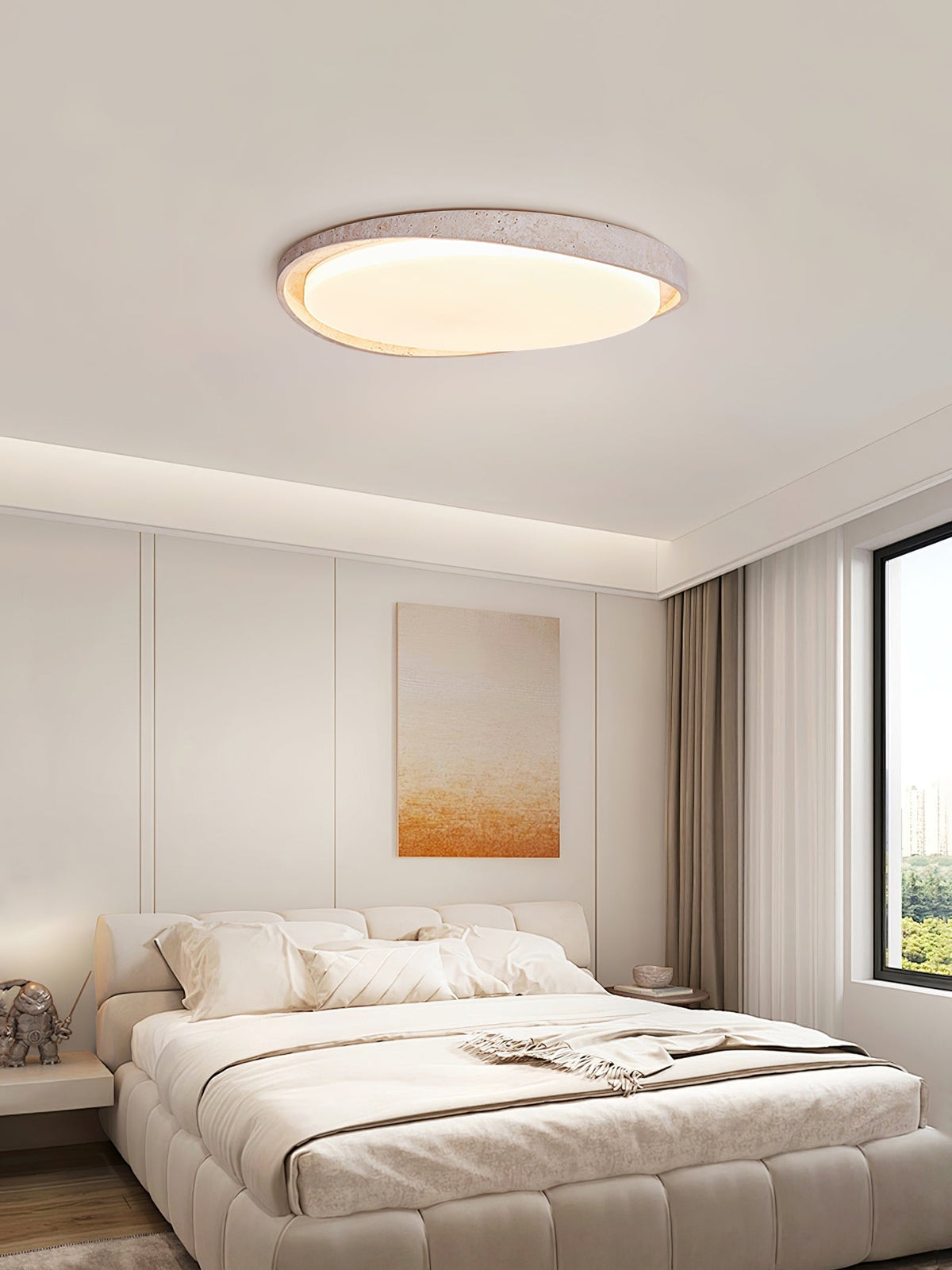 Vanoren Luz de Techo Minimalista de Travertino