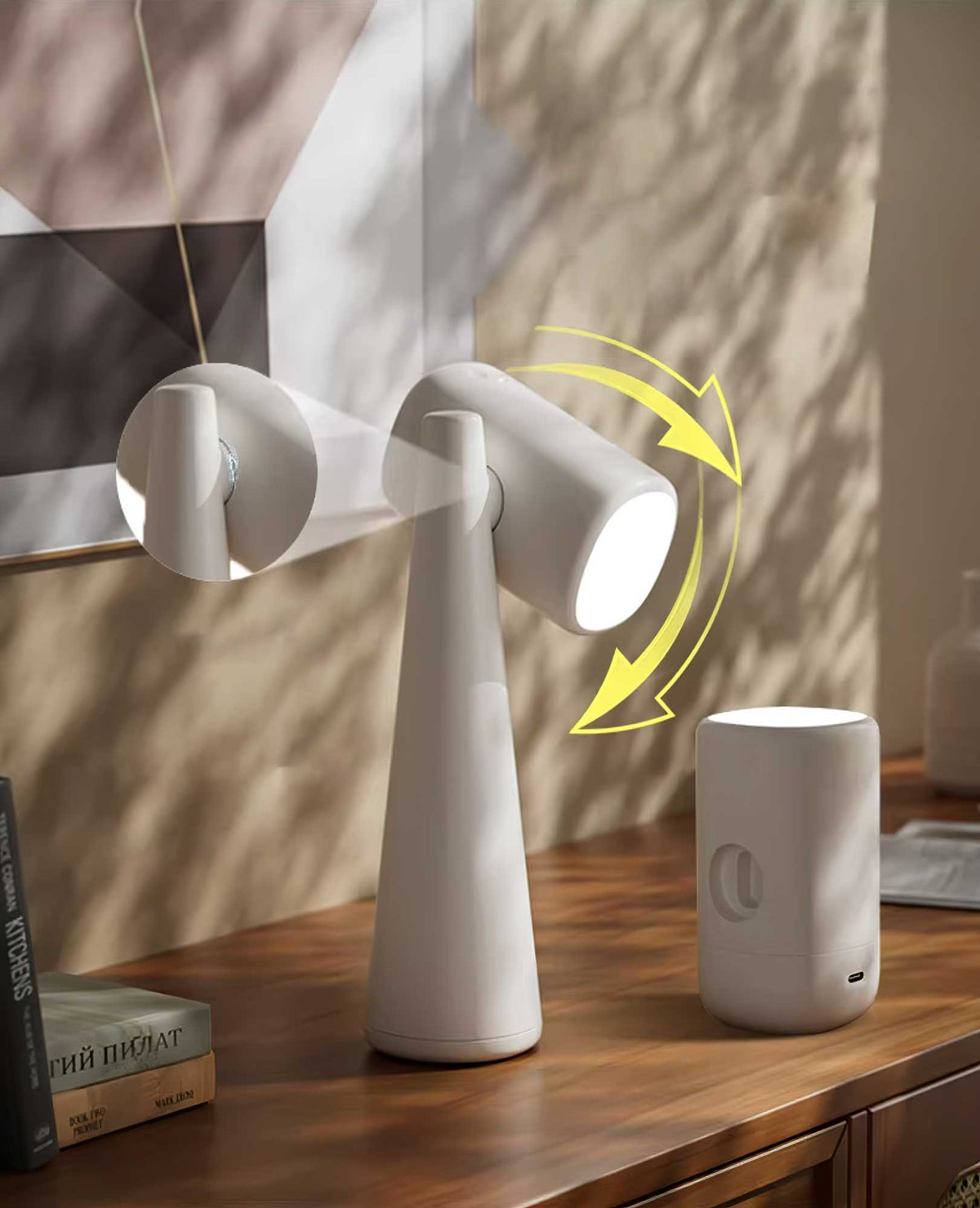 Samson lámpara de mesa minimalista