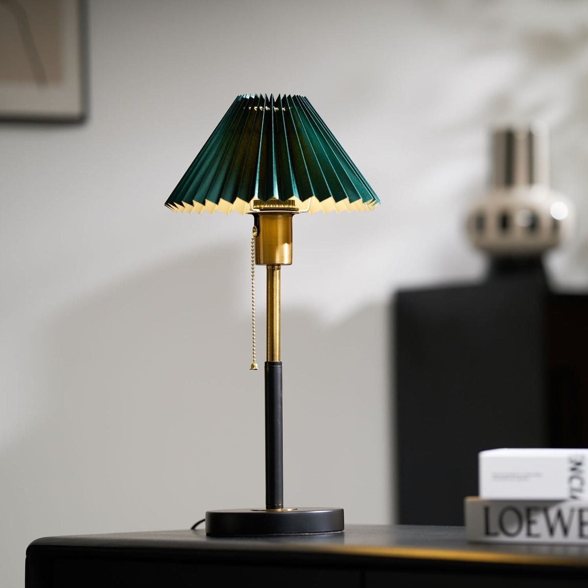 Mevzo lámpara de mesa minimalista de cerámica