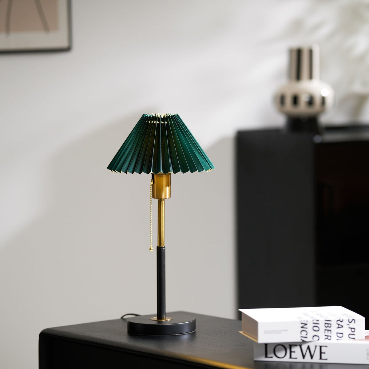 Mevzo lámpara de mesa minimalista de cerámica