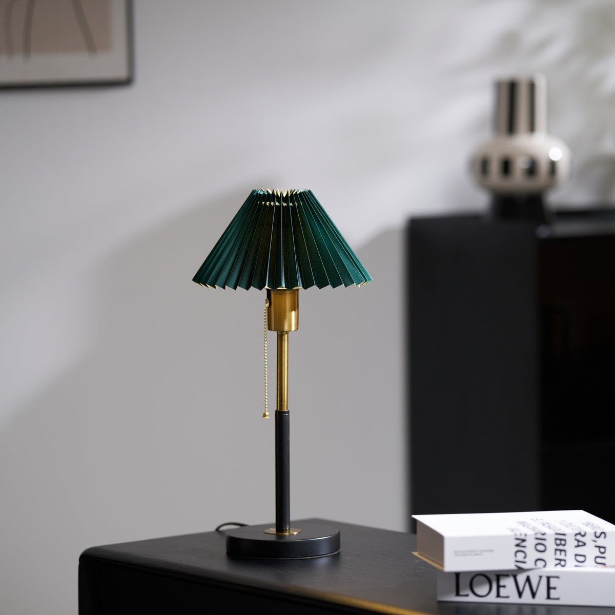 Mevzo lámpara de mesa minimalista de cerámica