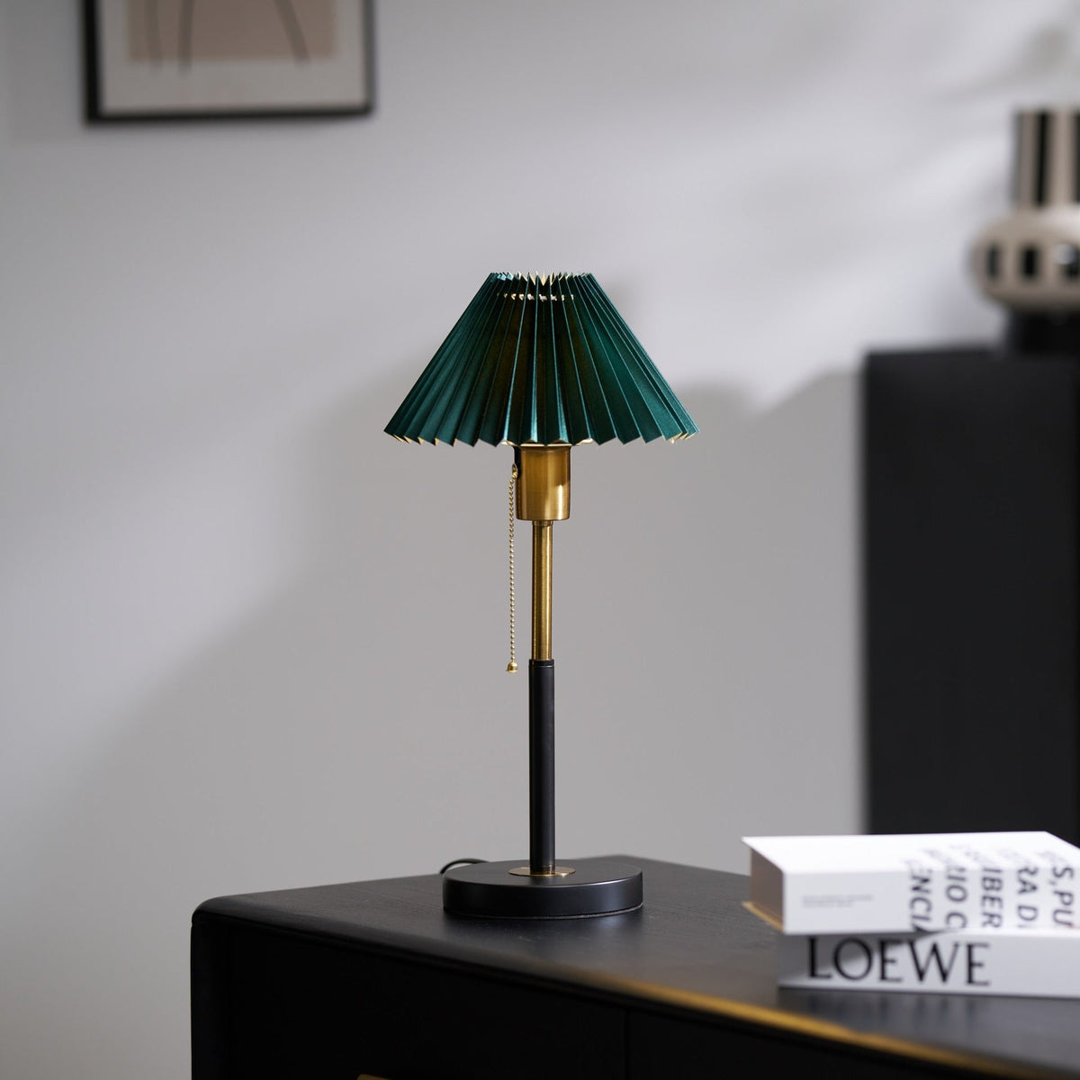Mevzo lámpara de mesa minimalista de cerámica