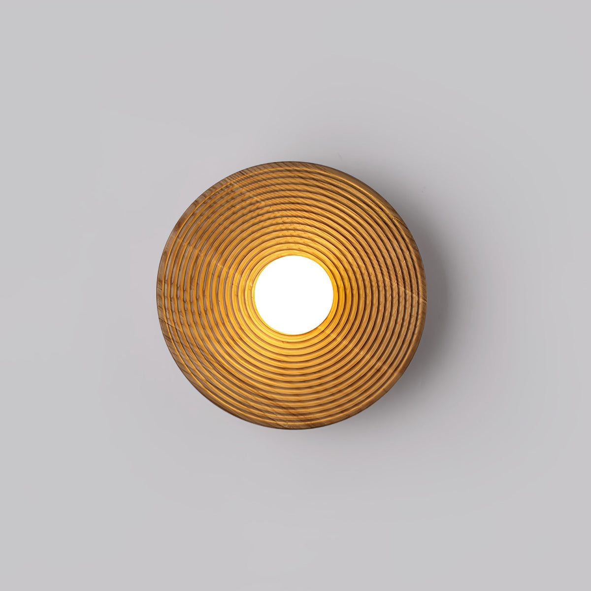 Aldenise aplique de pared de madera estilo nórdico con contorno artístico