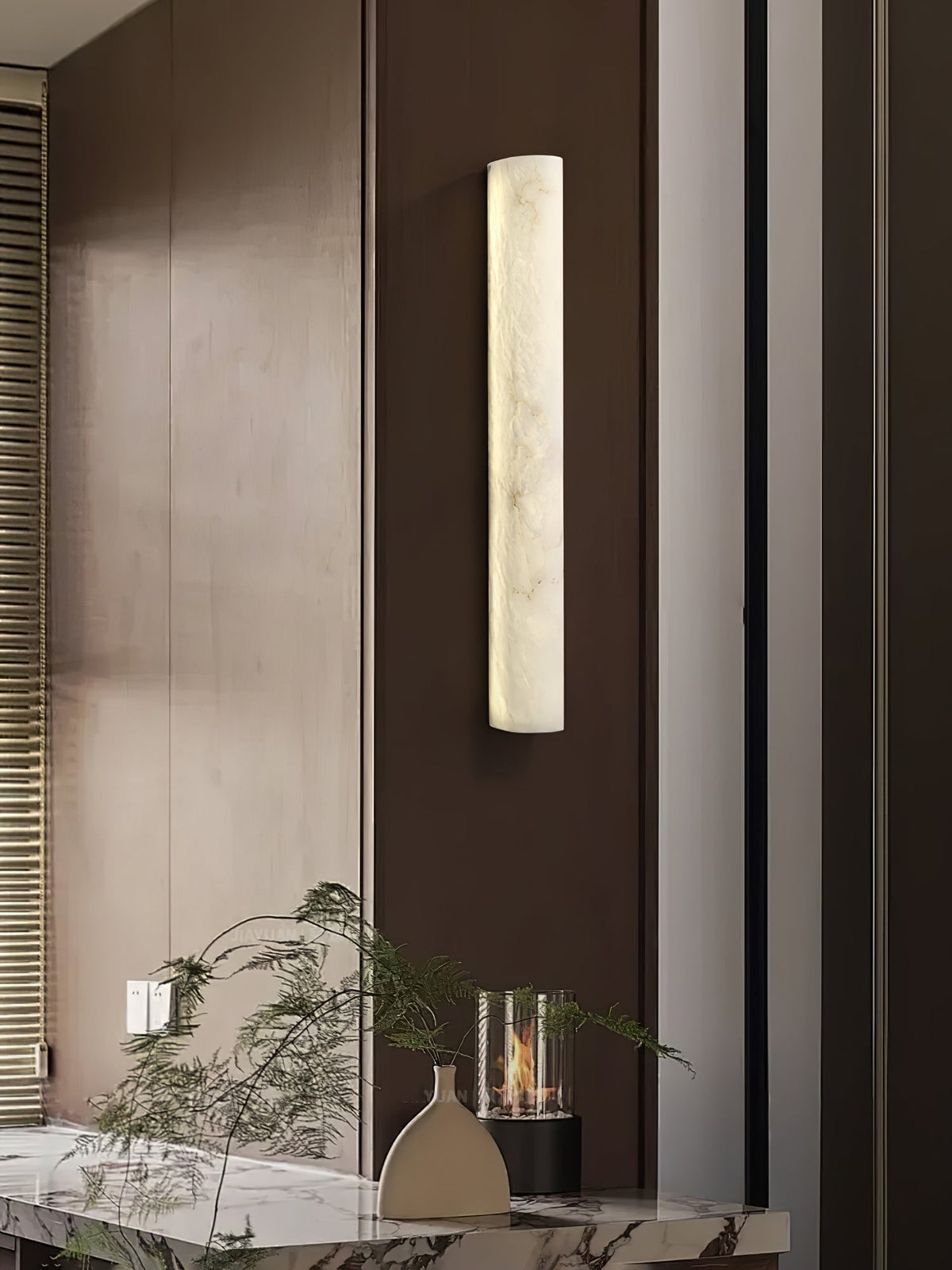 Veyaen aplique de pared alabastro